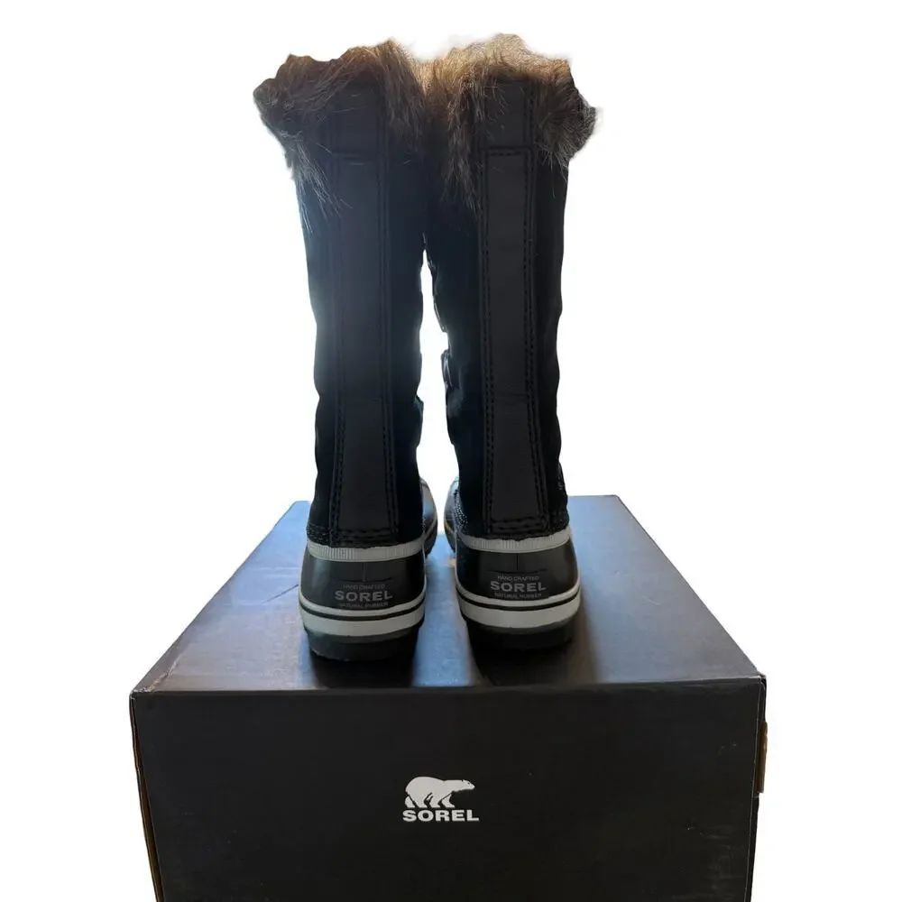 Sorel Women's Black Quarry Joan Of Arctic Waterproof Snow Boot Size 7